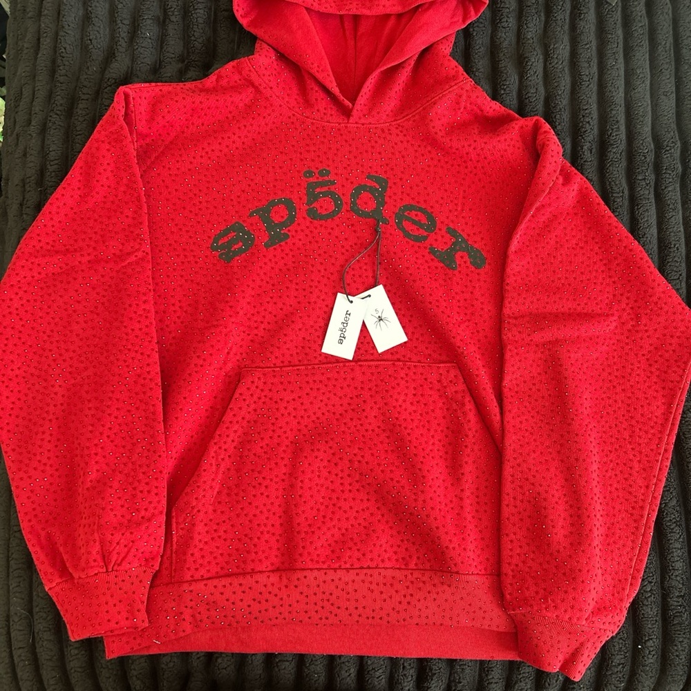 Red VVS Sp5der Men's Hoodie